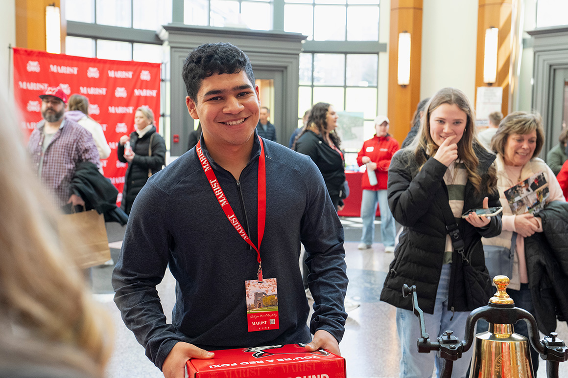 A Student in Rotunda 