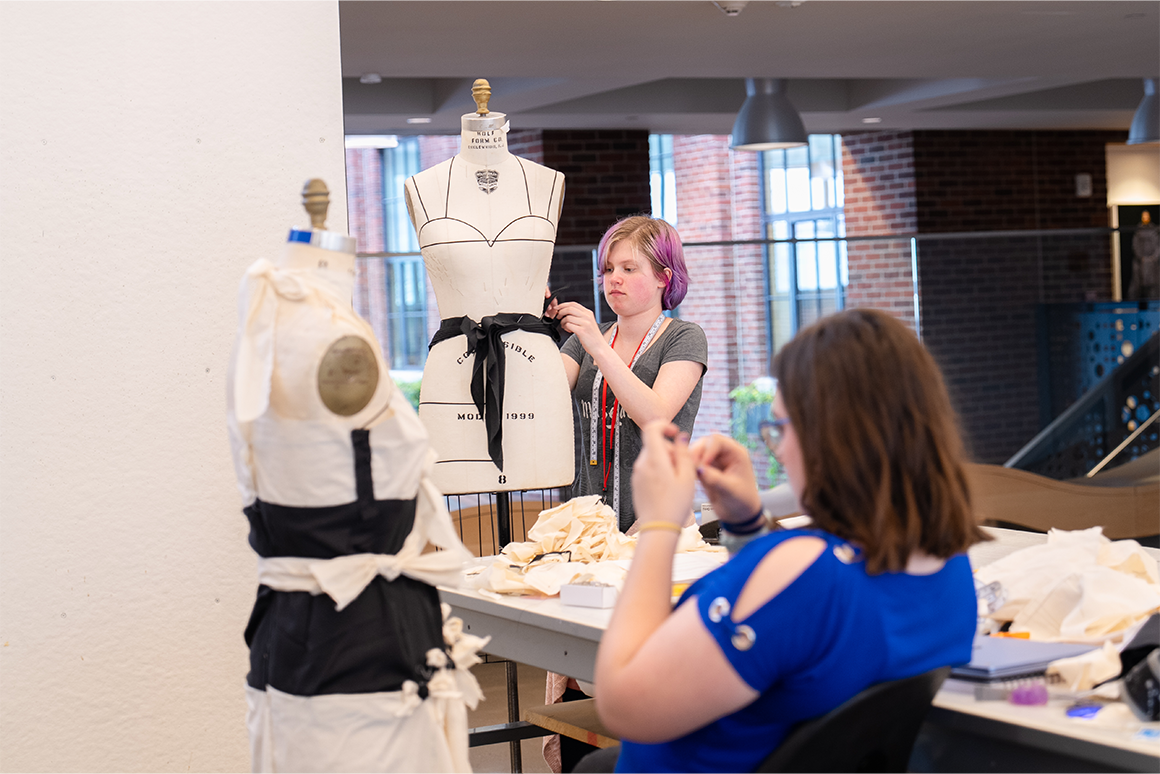 July 09, 2026. Pre-College: Fashion Design (Apparel Construction) at Marist University. Photo by Nelson Echeverria/Marist University.