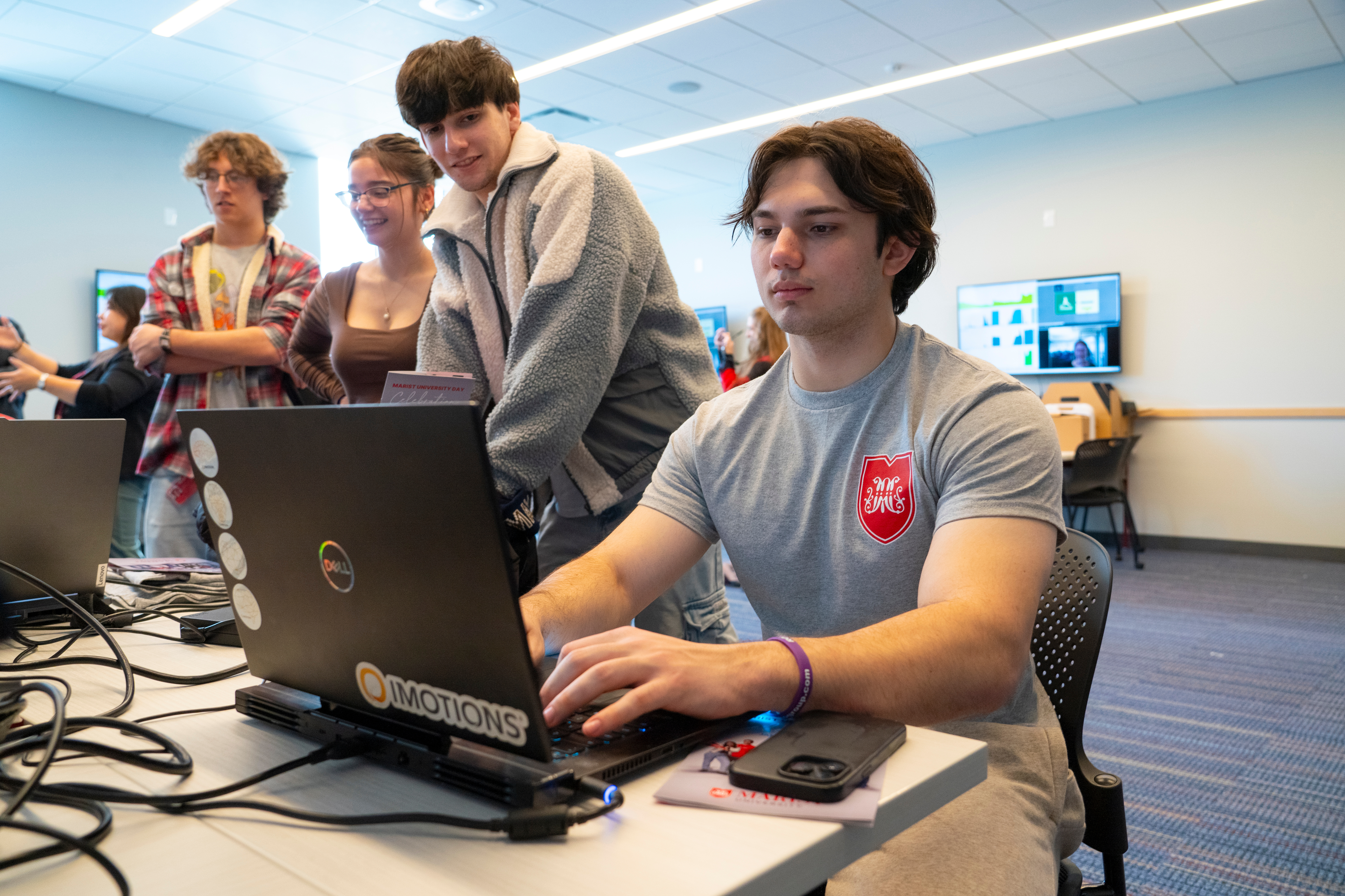Lab in Dyson Center. Photo by Carlo de Jesus/Marist University 