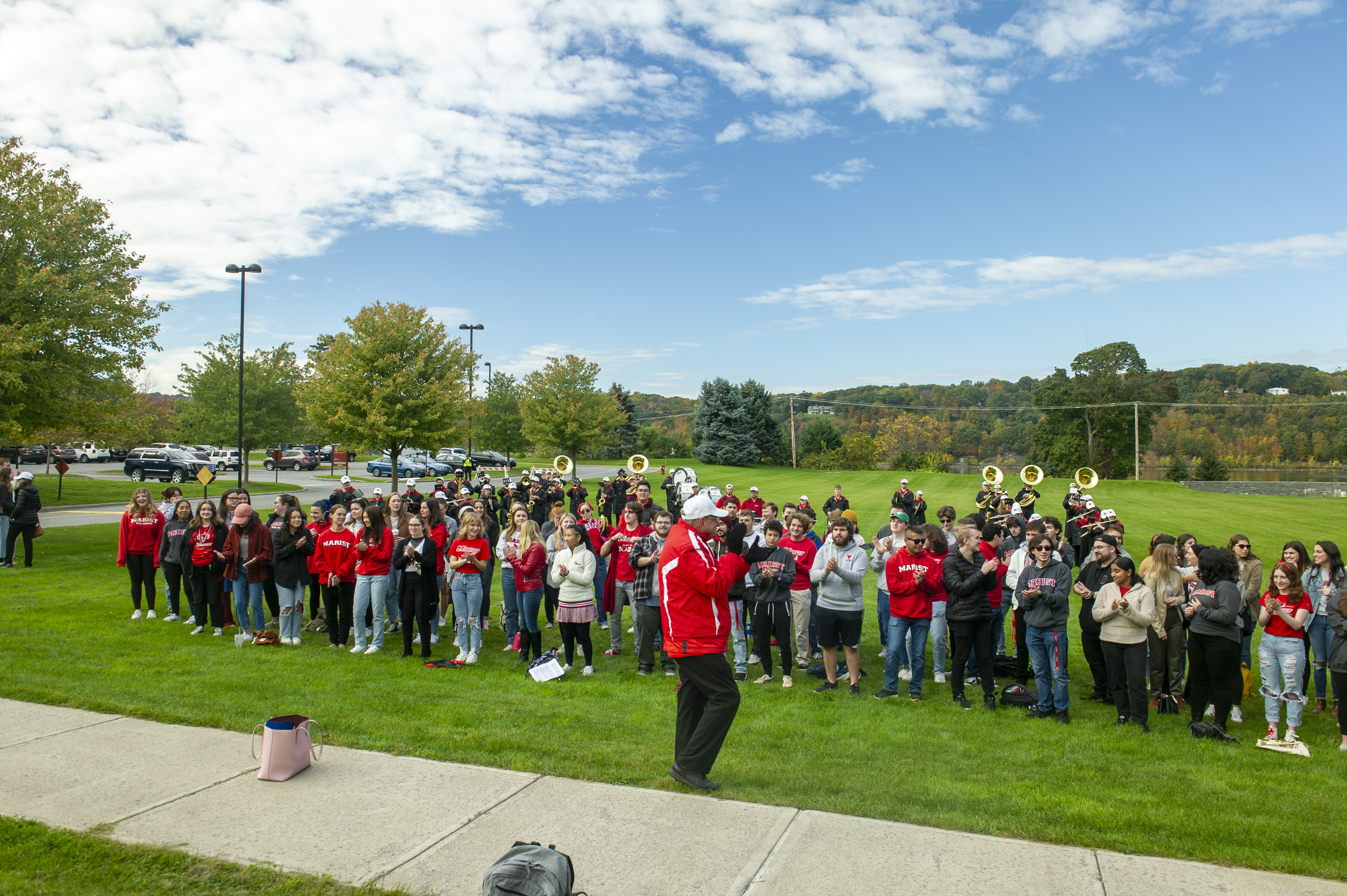 Alumni Join Marist Band and Singers at Homecoming 2021 Picture 2