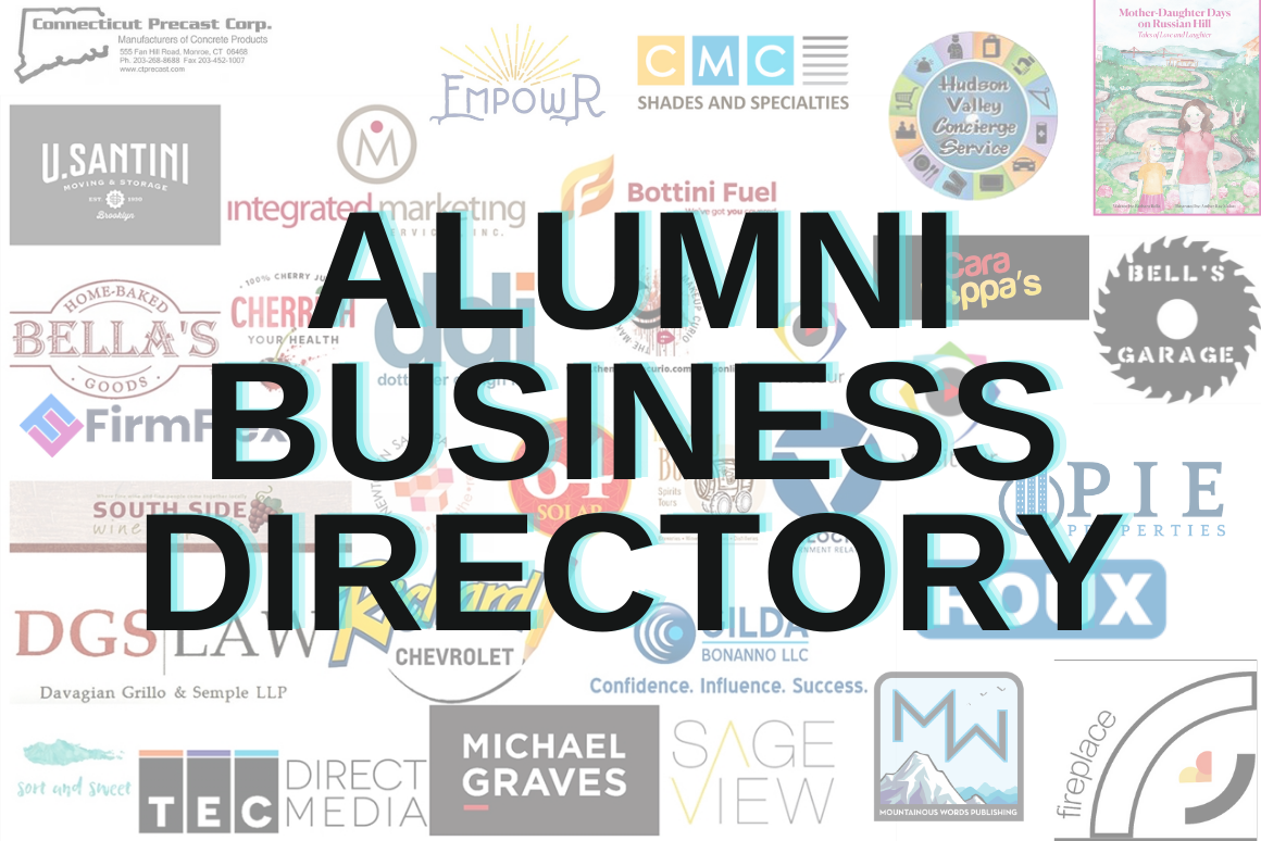 This is an image that says Alumni Business Directory