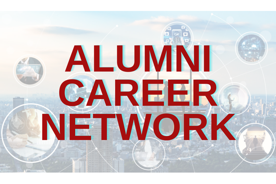 This is an image of the words Alumni Career Network